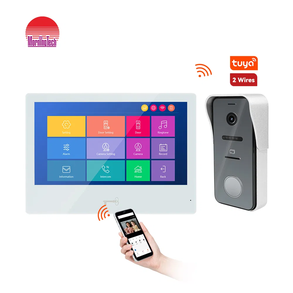 10inch Touch Screen with RFID Key Unlock Station for 2wire IP System