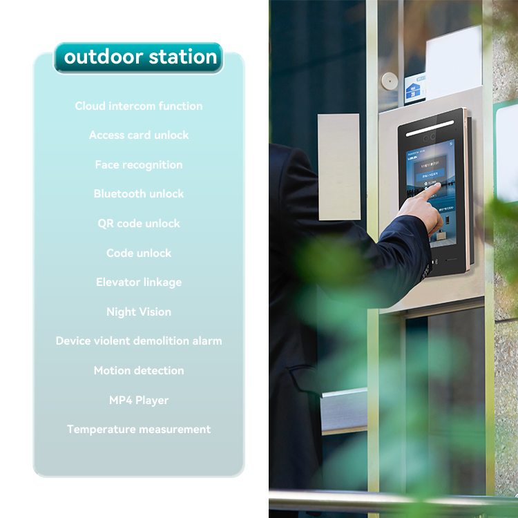 Leelen V31+M31 Wireless Smart Doorbell Intercom System Home Apartment Smart Video Door Phone Waterproof Video Doorphone WiFi