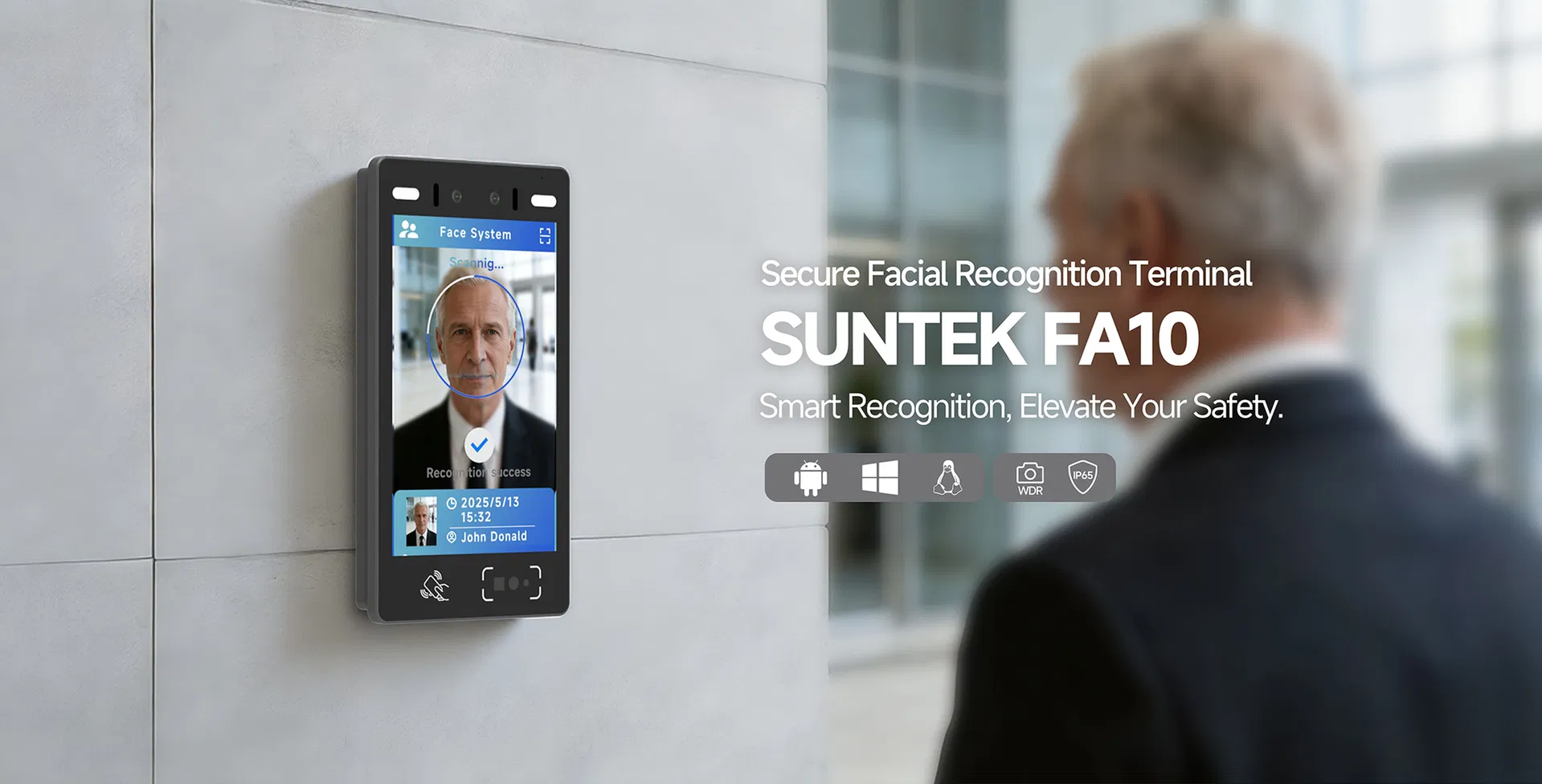 Facial Recognition Terminal Display