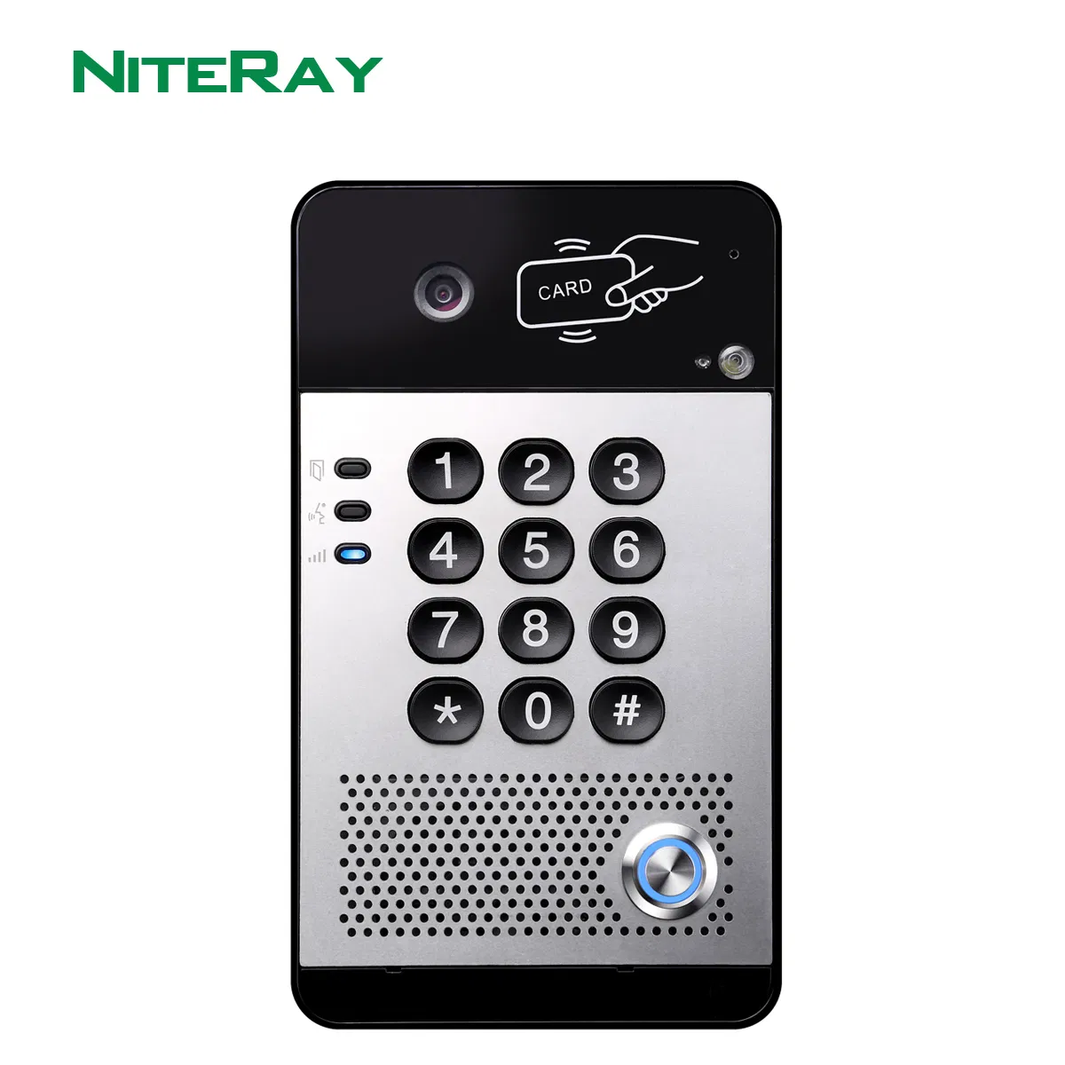 IP65 IP Video Door Phone Doorbell Intercom System Compatible with Standard SIP (RFC3261) Protocol and Main Ippbx/Ims Platform