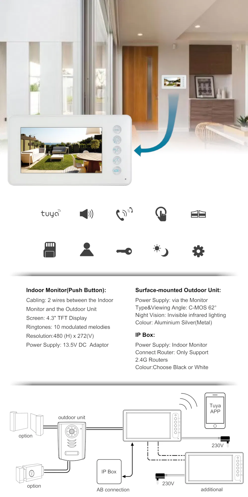 Video Intercom Monitor