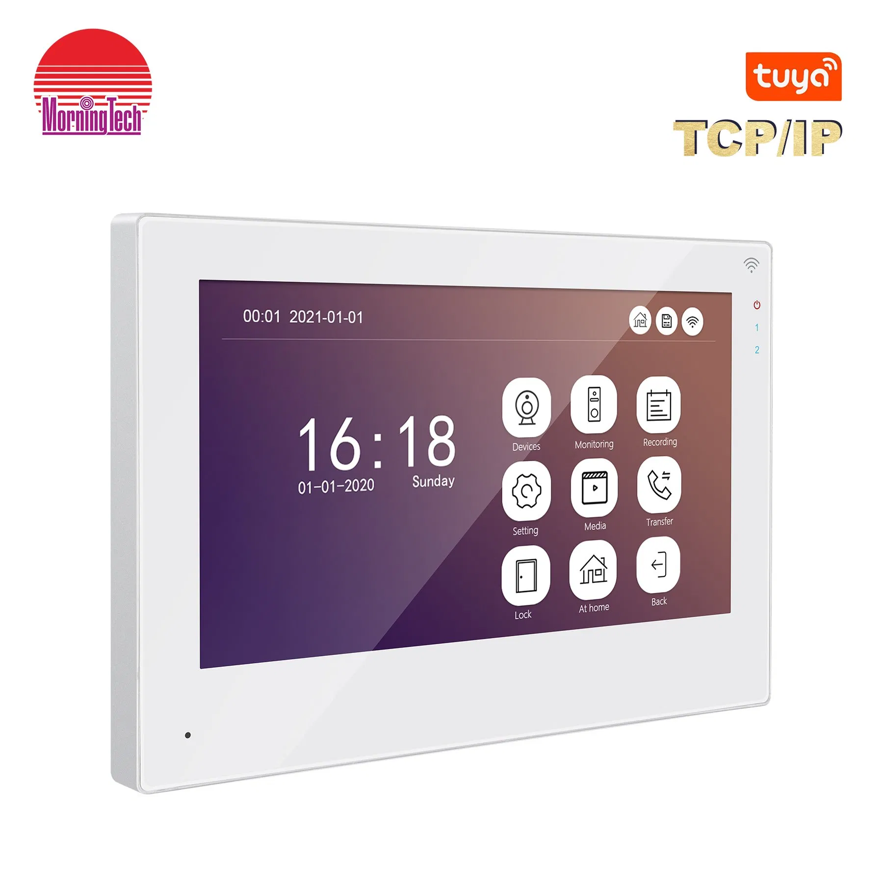 OEM TCP/IP WiFi Video Doorbell IC Card Unlock IP65 Intercom System Villa