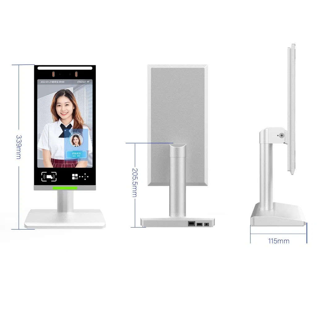 10 Inch Wall-Mounted Source Factory Manufacturing Facial Recognition Door Access Control System