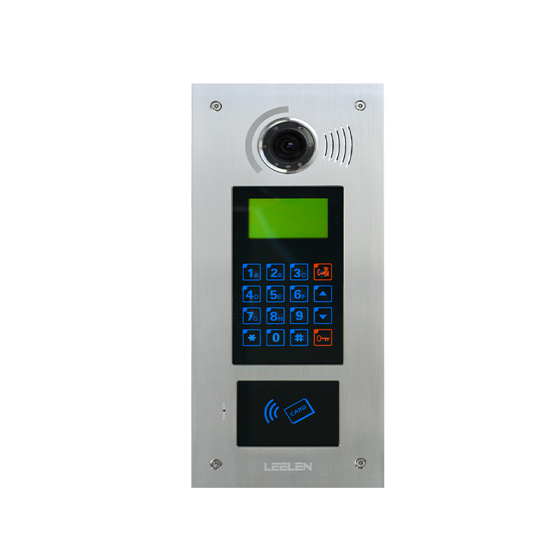 Leelen TCP IP Intercom System M10 Outdoor Station with Camera Touch Button Mechanical Button