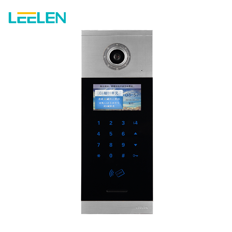 Leelen M19 4.3 Inch IP Outdoor Station Video Outdoor Unit for Apartment Access Control Security System Video Doorbell Intercom