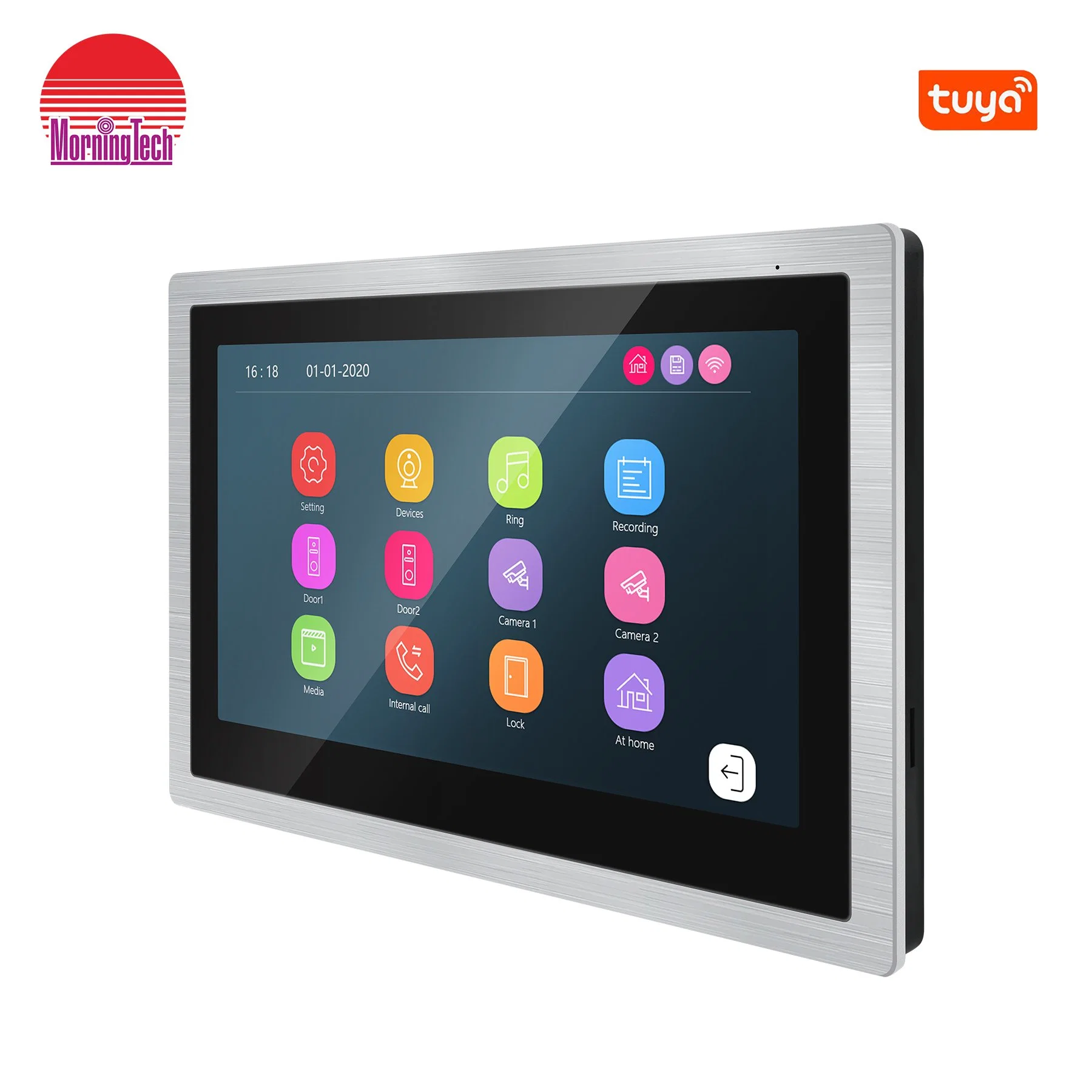 Custom Logo 10 Inch Wireless Smart Video Door Phone WiFi Video Intercom Door Bell for Villa