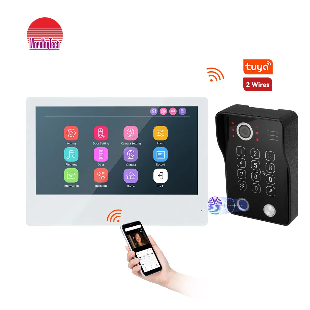 Keypad Fingerprint Station for 2 Wire Smart Intercom