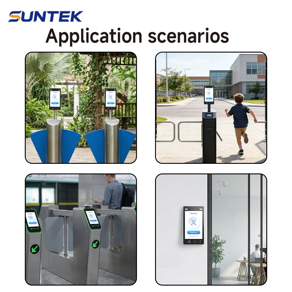 30, 000 Large Capacity Visible Light Facial Recognition Terminal Suntek Access Control System