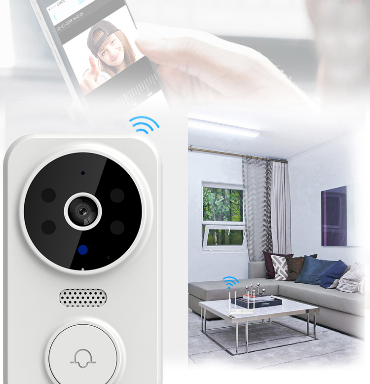Wireless WiFi Video Door Phone IP Doorbell Intercom System