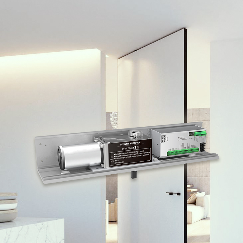 Turtech Ax100 Simple Luxury Glass Entry Modern Exterior Pivot Door System