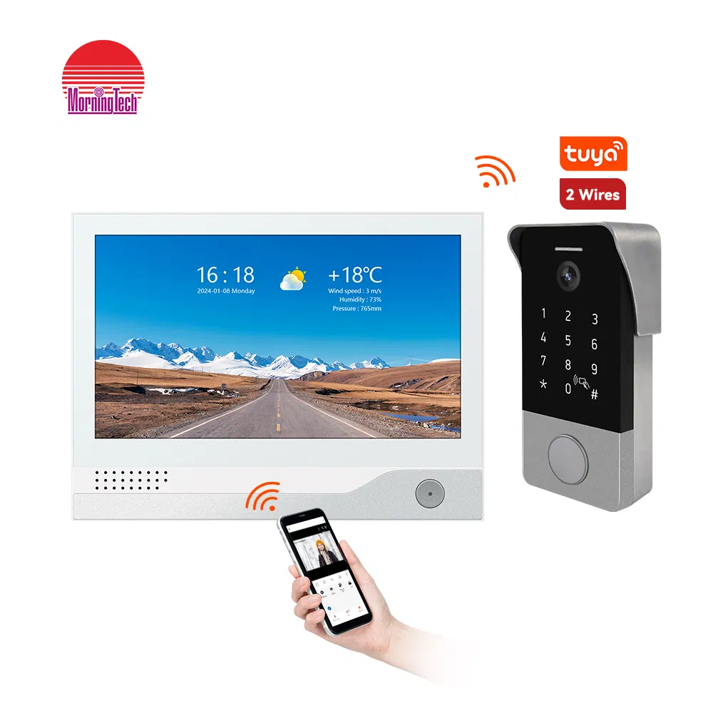 RFID Key 13.56Hz ID Card with Code Outdoor Station for 2 Wire Smart Intercom