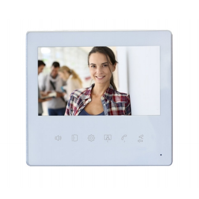 Mirror Surface Super Slim Touch Button Color Image 7" Ultimate Video Doorphone