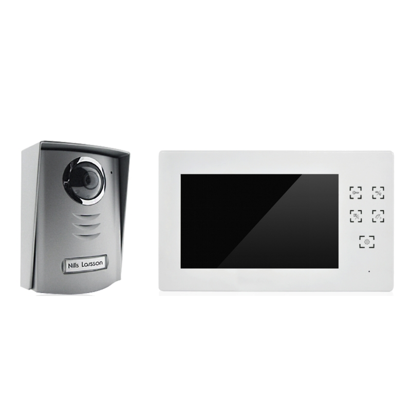 7 Inch Touch Button Control by Smart Phone Connect with IP Box Video Doorphone