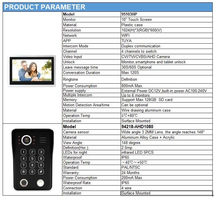Video Door Phone System