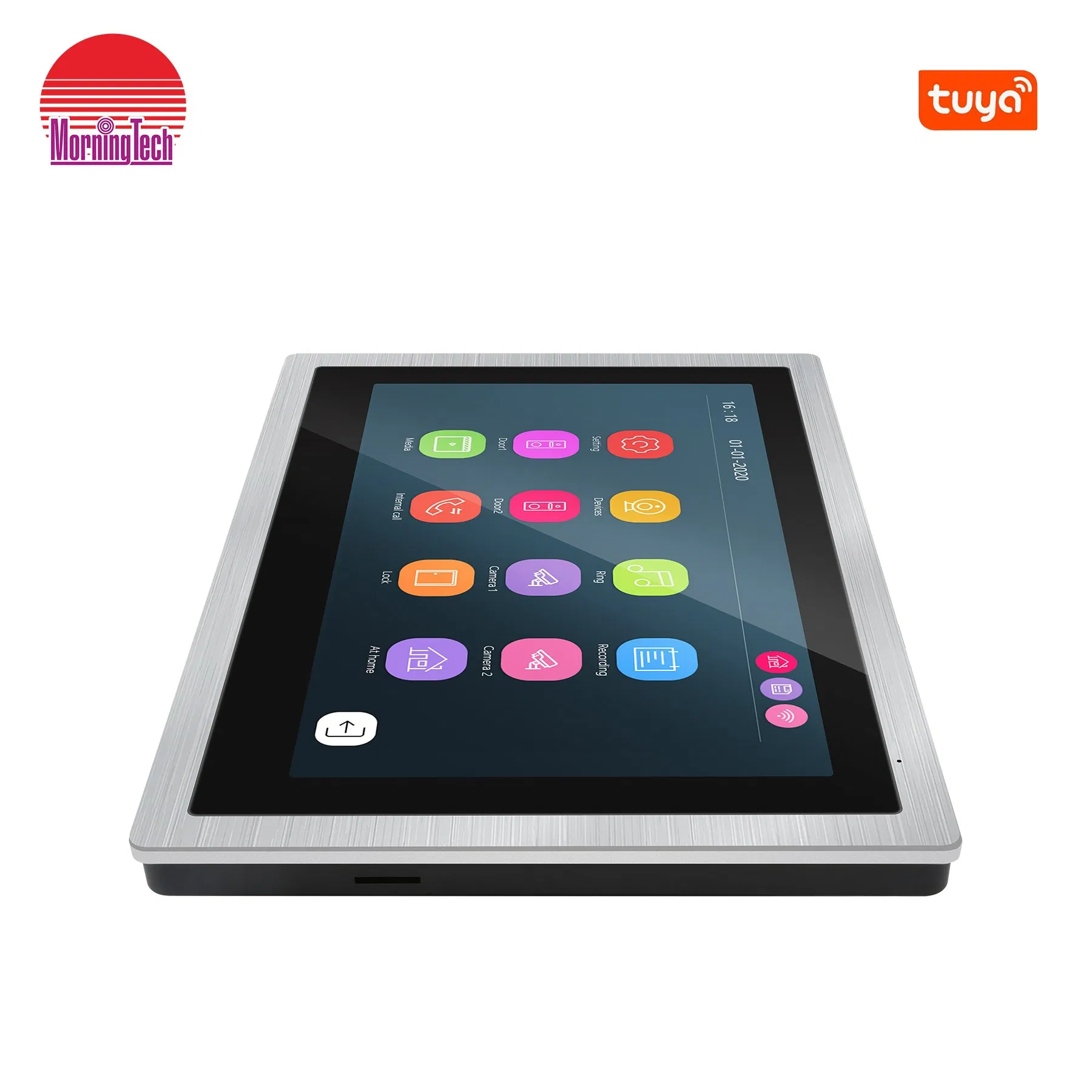 Custom Logo 10 Inch Wireless Smart Video Door Phone WiFi Video Intercom Door Bell for Villa