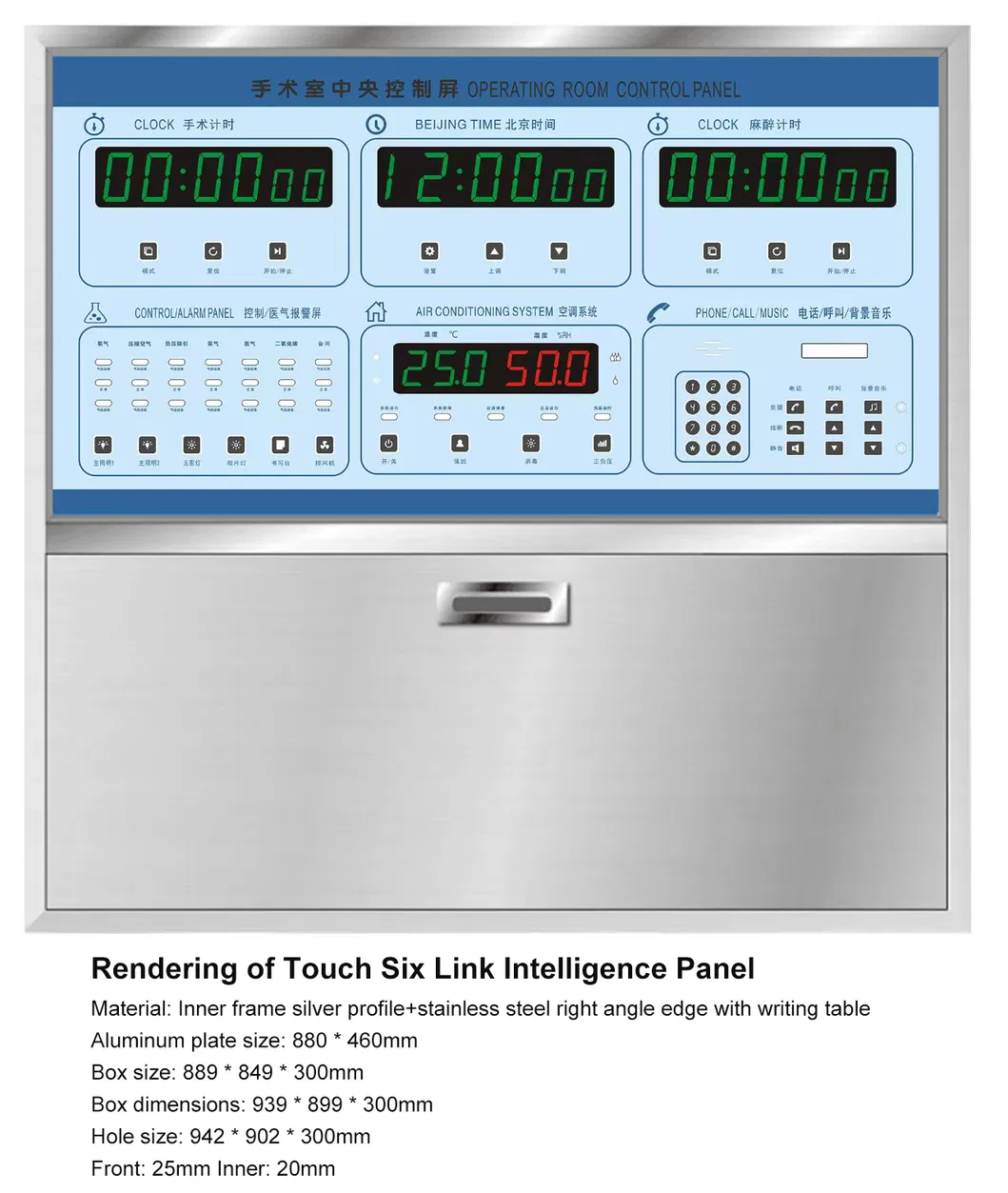 Smart Control Panel Front View