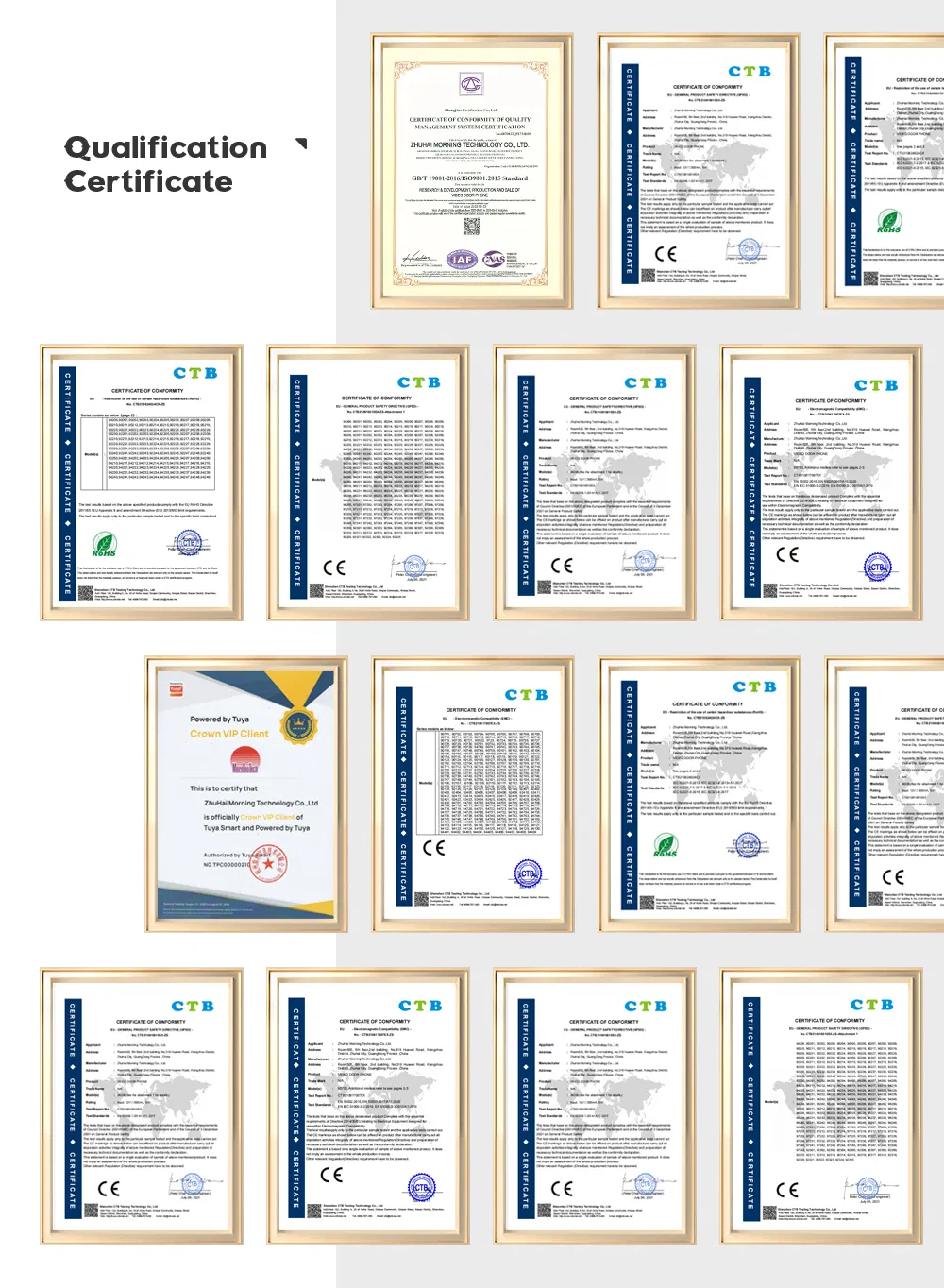 Product Certificates