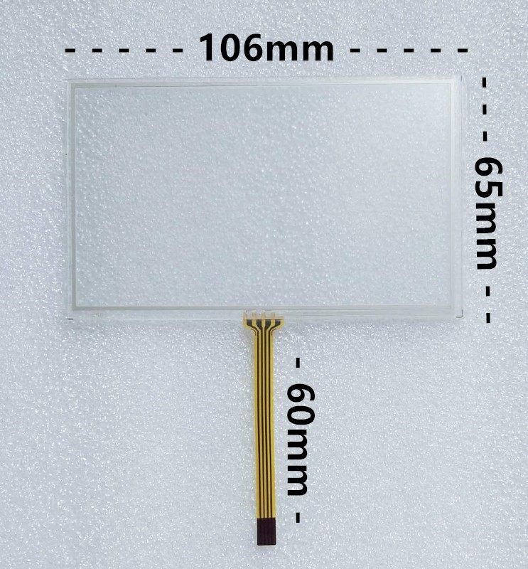 4.3 Inch 4-Wire Industrial Resistive Touch Screen for Electronic Access Control and Display Equipment