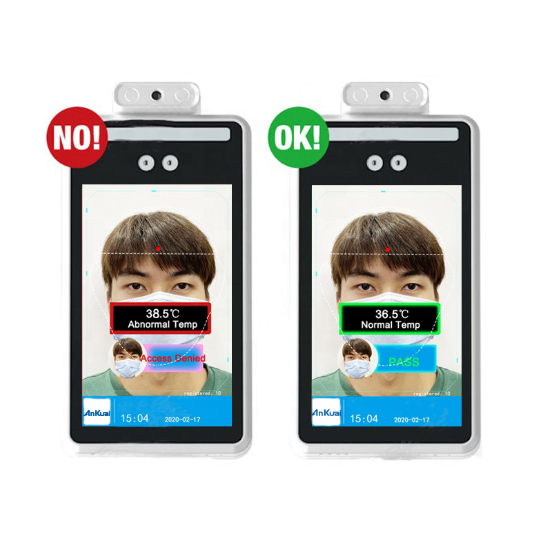 7-Inch Binocular Live Access Control Face Recognition Machine Face Facial Recognition Time Attendance System