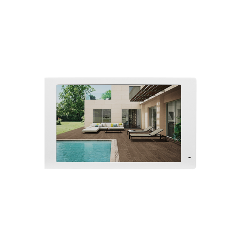 Touch Screen Video Door Phone 10.1 Inch Indoor Monitor 2 Wires and Outdoor Unit Intercom System No-Internet Video Door Phone