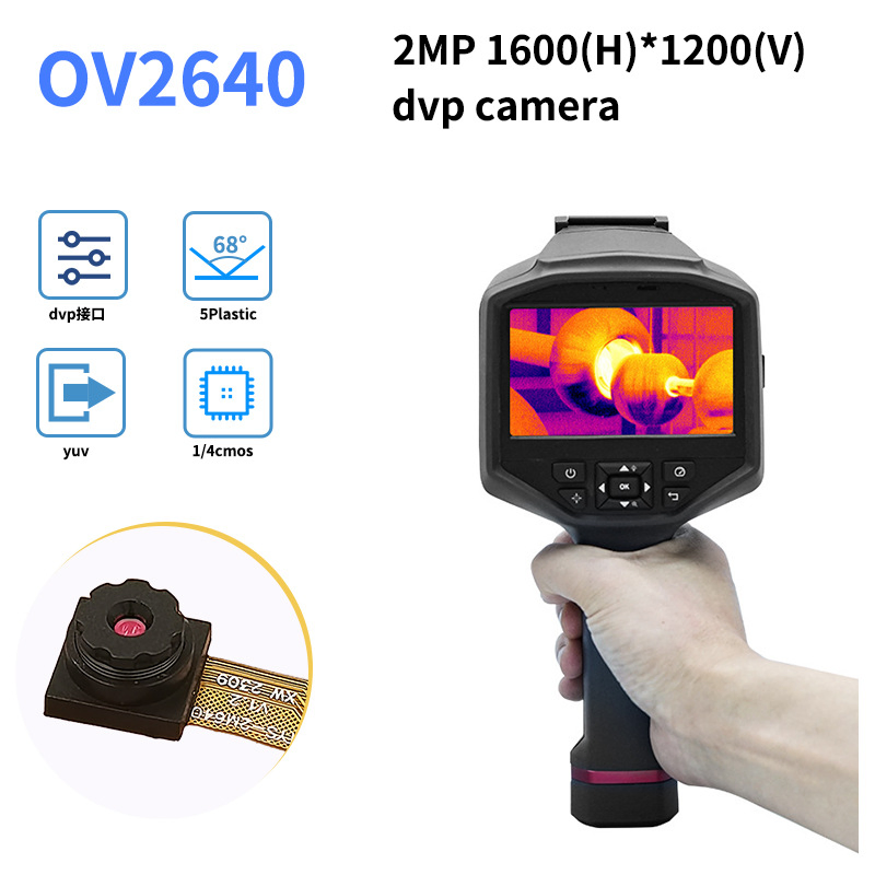 Ov2640 160° Camera Module Dvp Interface, 2MP Resolution, Seamless Fit for Ai-Thinker Esp32 Cam Boards.