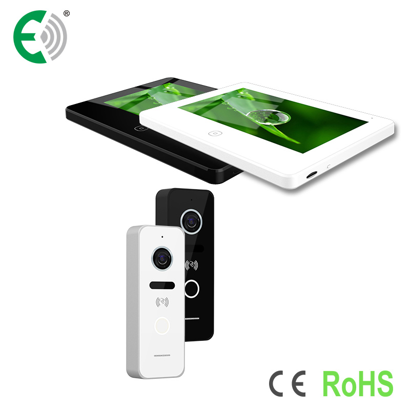 4-Wire Smart Home Intercom System with Tuya RFID Unlock Doorbell for Villa