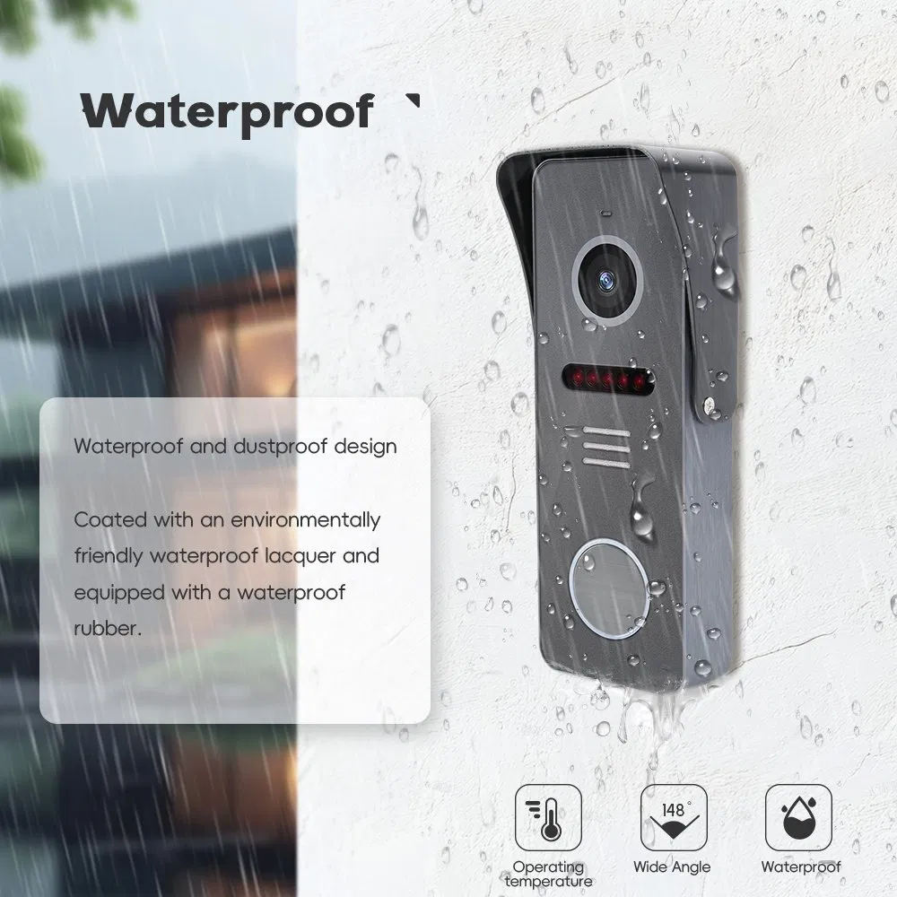 10inch HD 1080P Doorbell Camera Video Intercom System for Villa Home Apartment