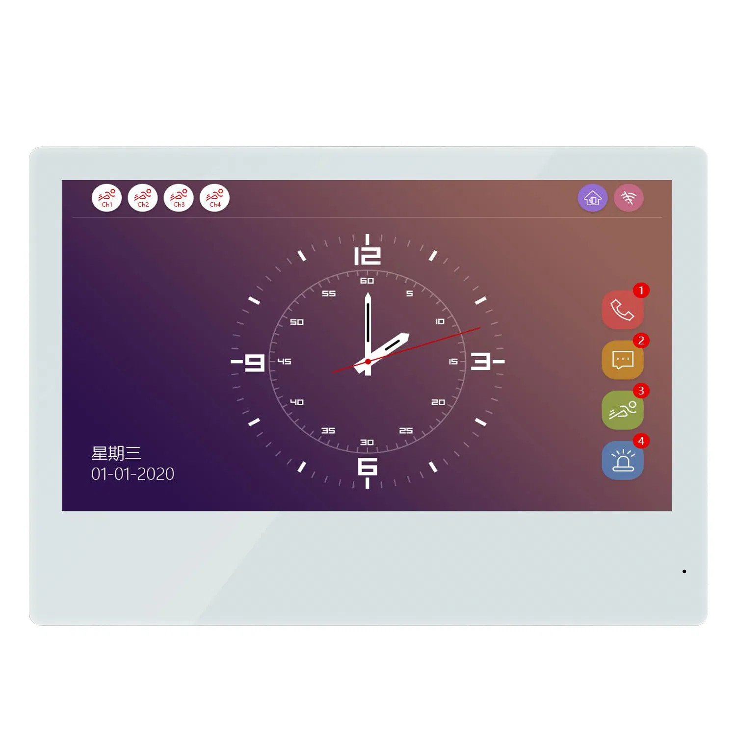 Android Ios Remote 7" Color Display Wireless Video Door Phone Building Apartment Video Intercom Kit Doorbell Entry Access System