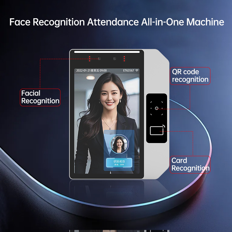 Easco Durable Infrared Facial + Em Card Reading Access Control Attendance Terminal Biometric Authentication Device Multi-Modal Biometric System for Hospital
