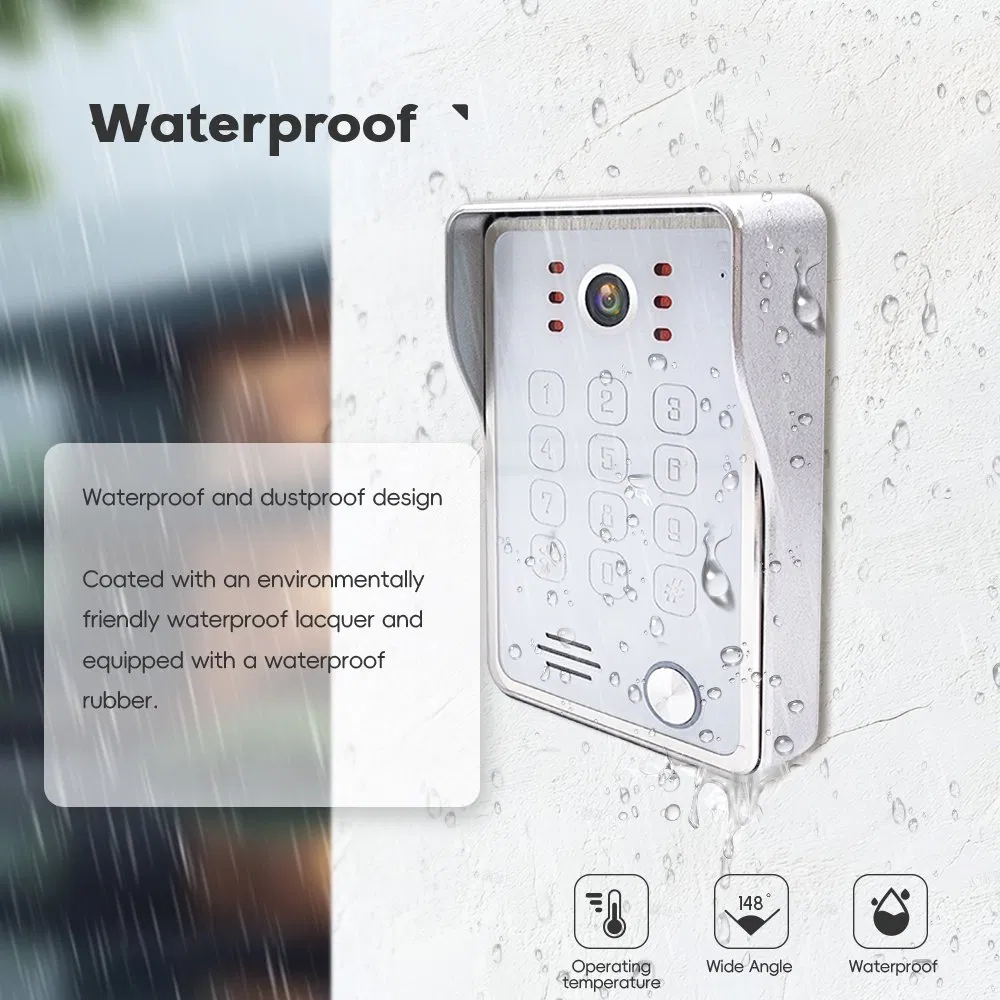 High Quality TCP/IP Intercom with 10.1inch Indoor Monitor and Outdoor Unit Kit