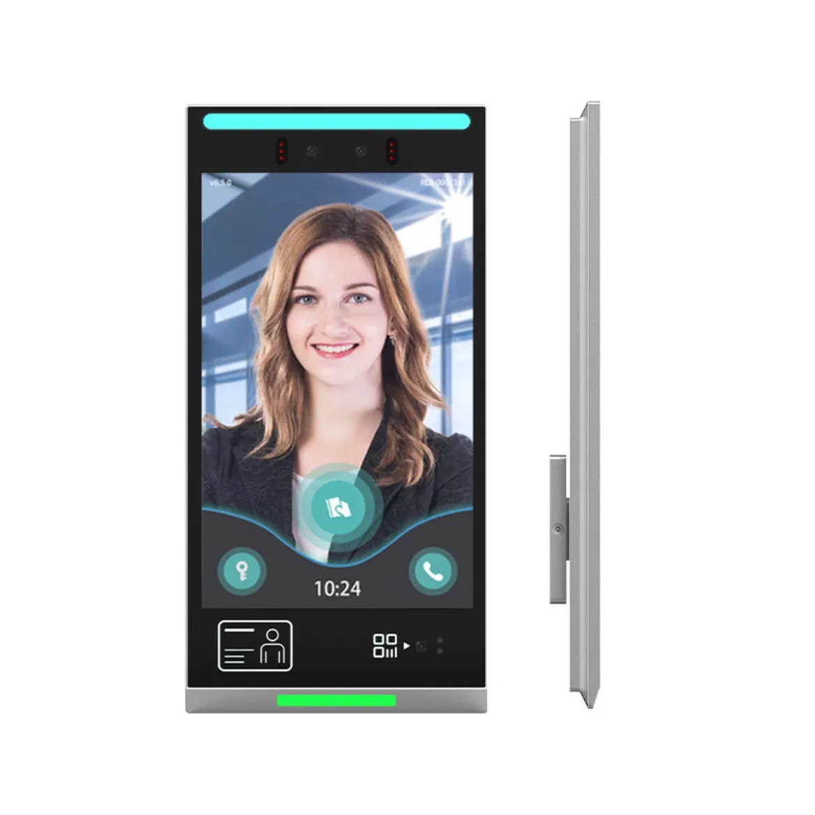 10 Inch Wall-Mounted Source Factory Manufacturing Facial Recognition Door Access Control System