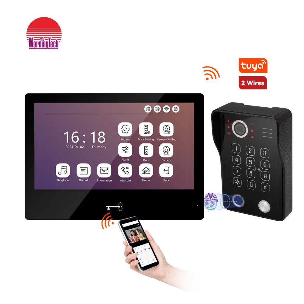 2 Wire Bus System for Fingerprint RFID Outdoor Station