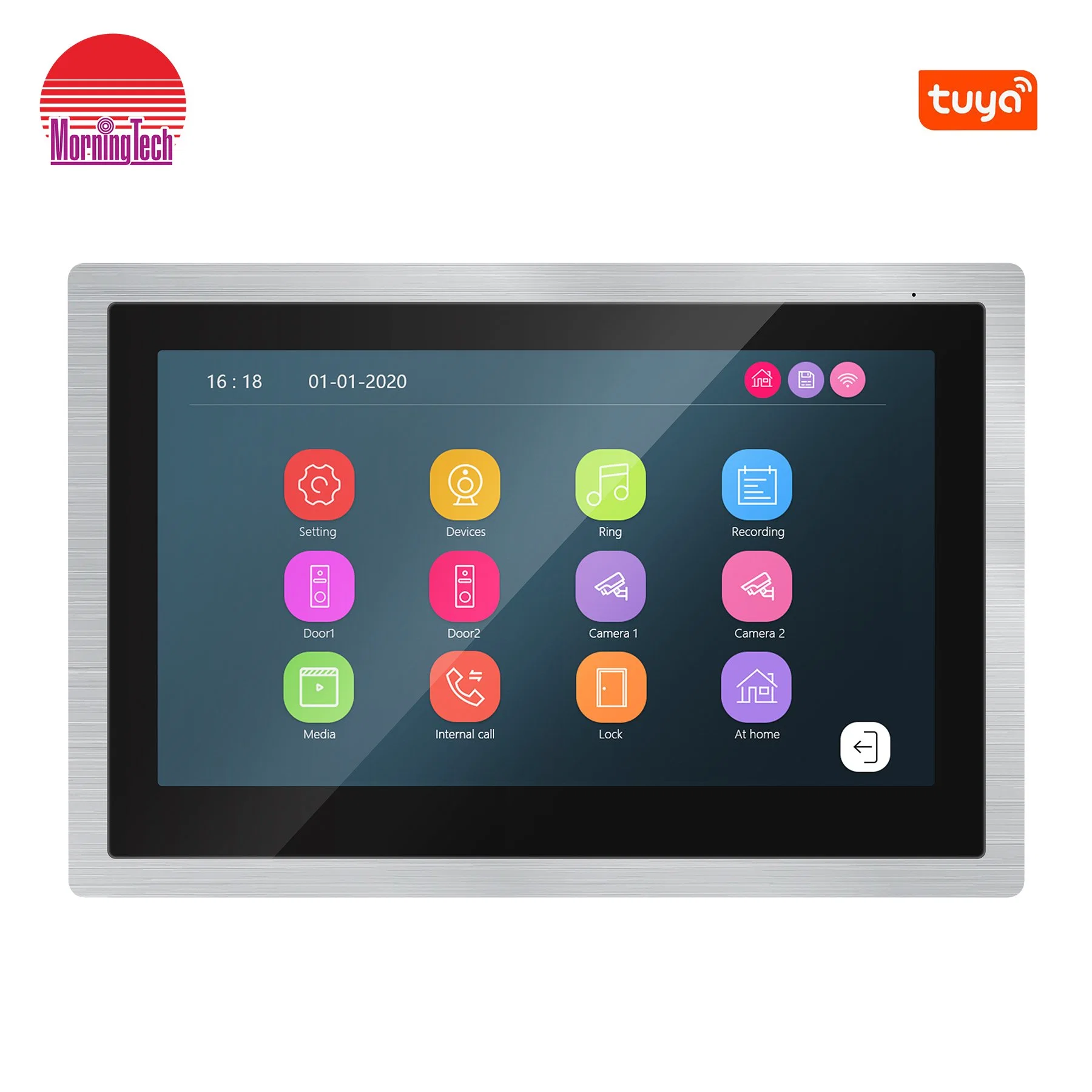 Custom Logo 10 Inch Wireless Smart Video Door Phone WiFi Video Intercom Door Bell for Villa