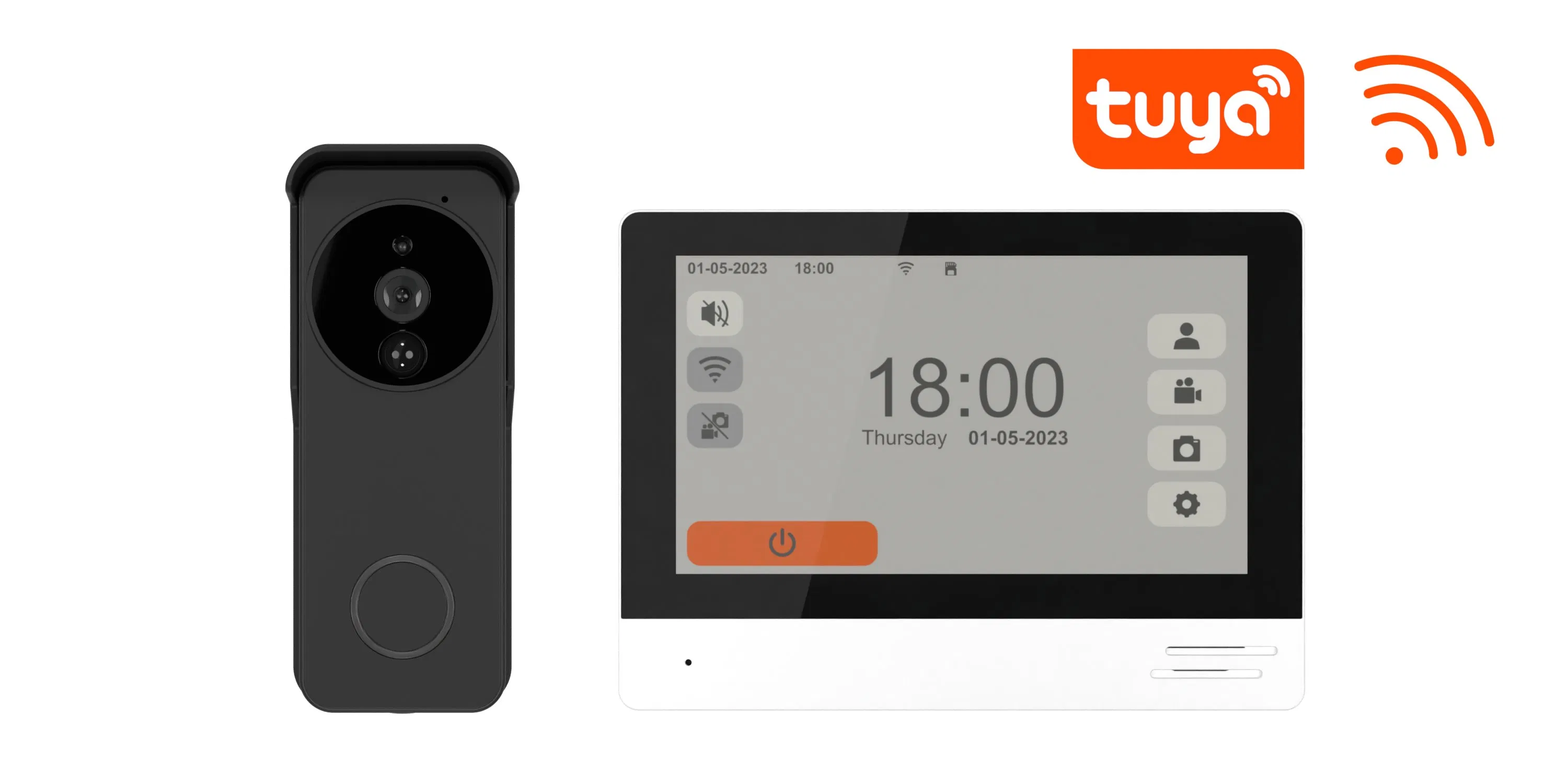 720p WiFi Wireless Video Doorphone