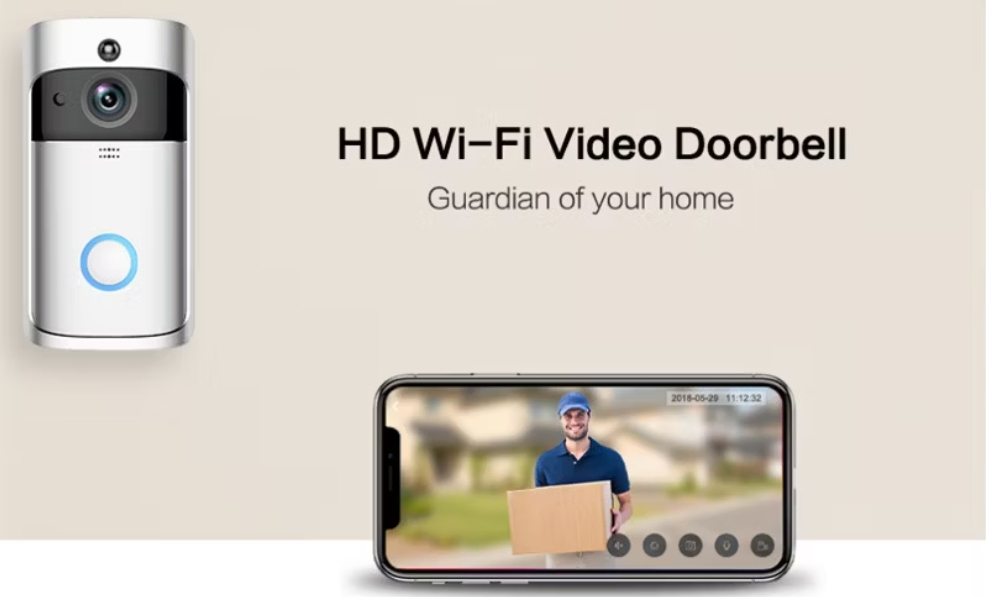 720p Smart P2p Phone Access Wireless WiFi Video Doorbell Camera