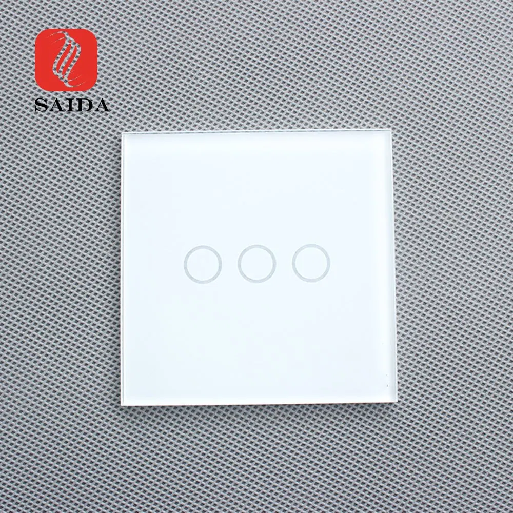 Access Control Cover Plate Light Touch Switch Panel Glass