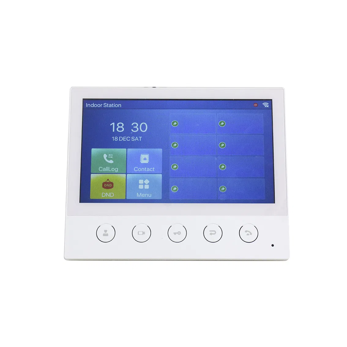 Intercom Monitor SIP Indoor Station with 7-Inch Color Touch Screen Can Be Applied in Different Indoor Scenarios