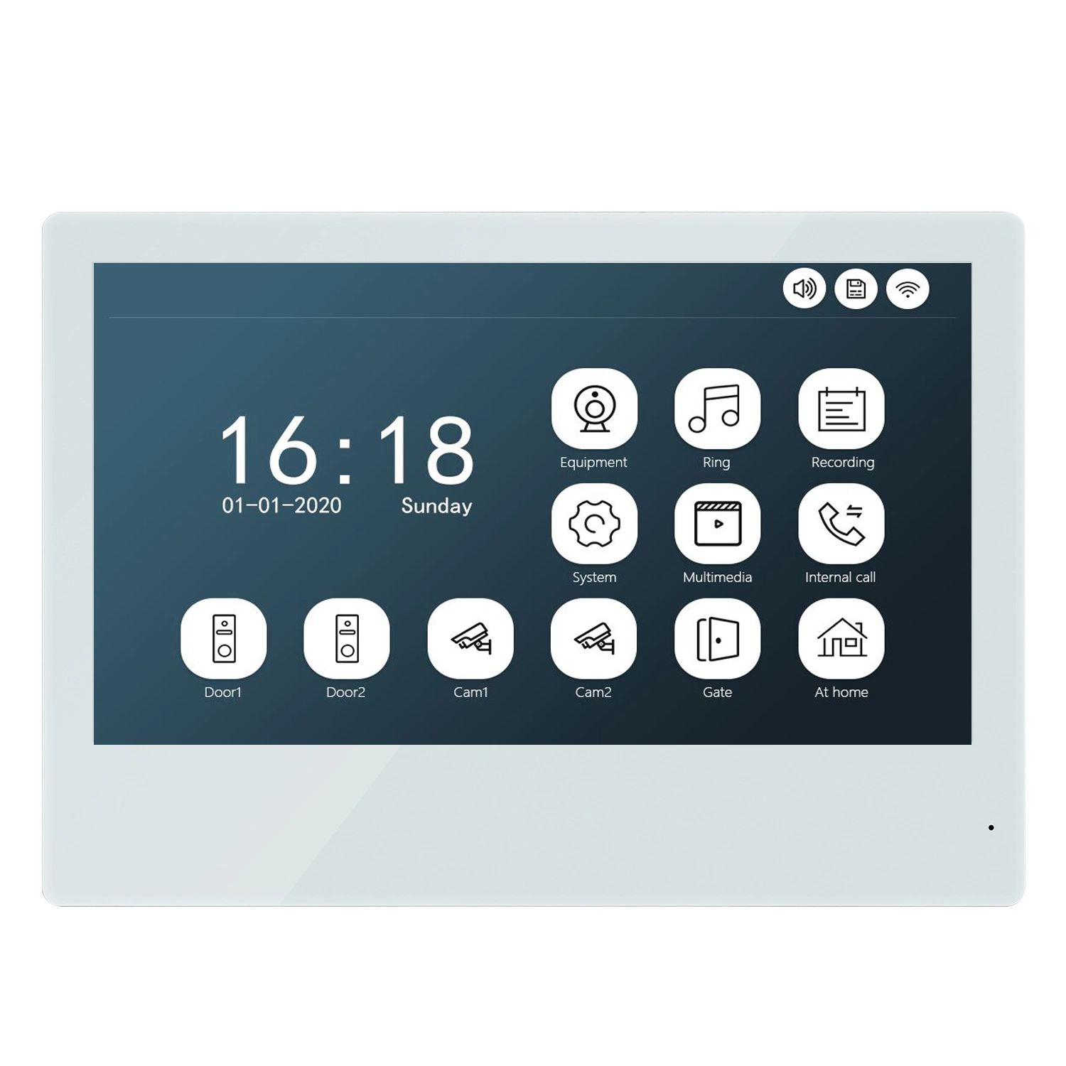 Android Ios Remote 7" Color Display Wireless Video Door Phone Building Apartment Video Intercom Kit Doorbell Entry Access System