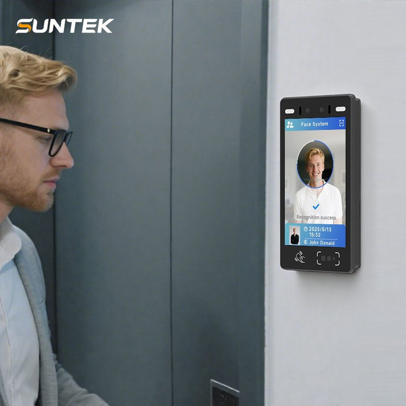 30, 000 Large Capacity Visible Light Facial Recognition Terminal Suntek Access Control System
