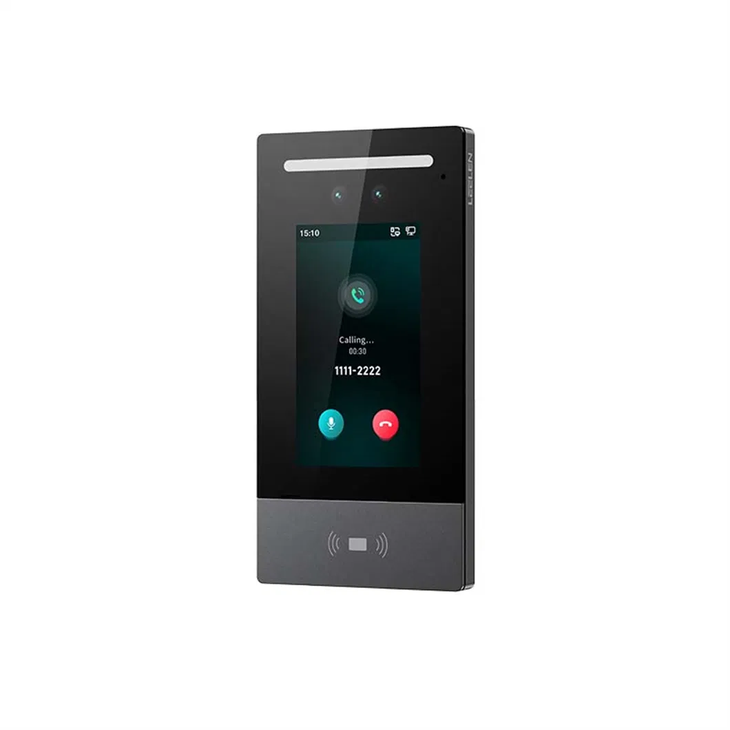 Leelen 2MP HD Dual Cameras 4.3 Inch Touch Screen Smart Building Video IP Entry Door Intercom System