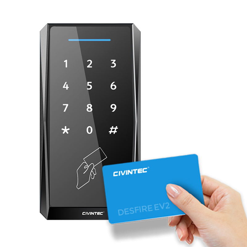 CT9 Linux Based Wireless WiFi Gate Keypad Access Control Mobile APP with NFC RFID EV2 EV3 Smart Card