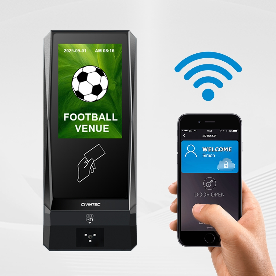 CT9 Mobile APP Remote Control Door Access System Using WiFi Technology Hands Free Entry Secure Convenient Touchless Access