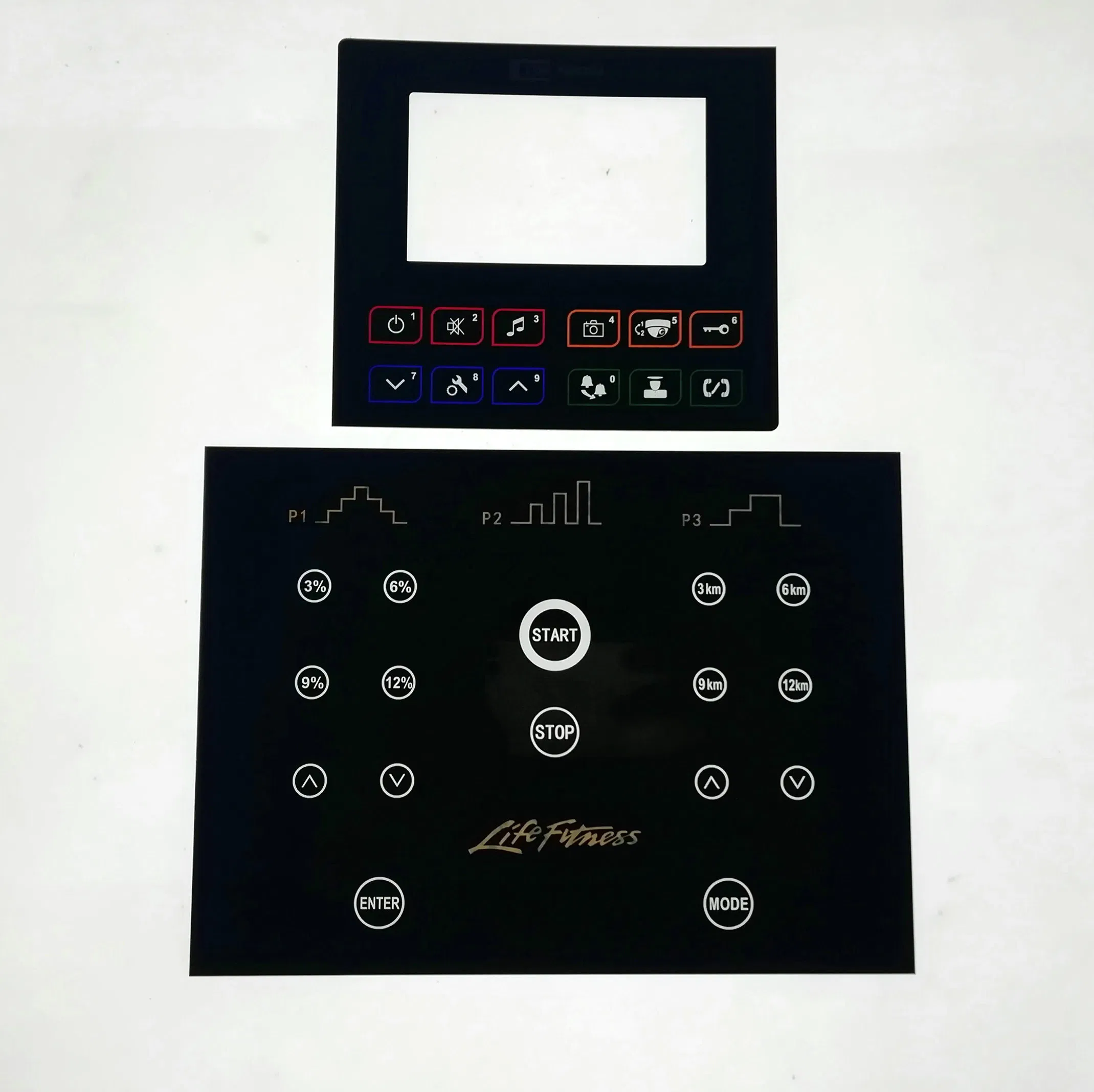 Used for Fouch Control Smart Door Lock Access Control Panel Acrylic Face Plate Anti Fingerprint Glass Panel
