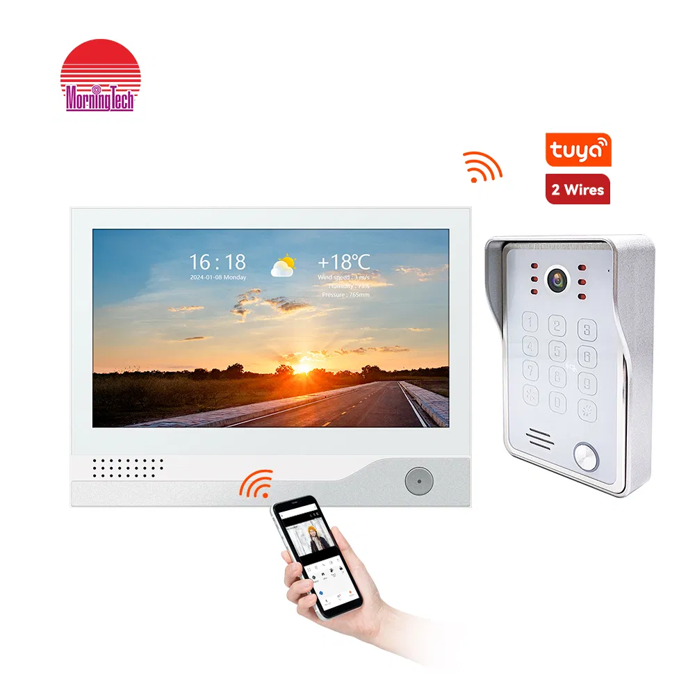 Smart Home Doorbell Villa Waterproof Video Doorphone Two-Way Call Wireless Intercom Apartment Flats