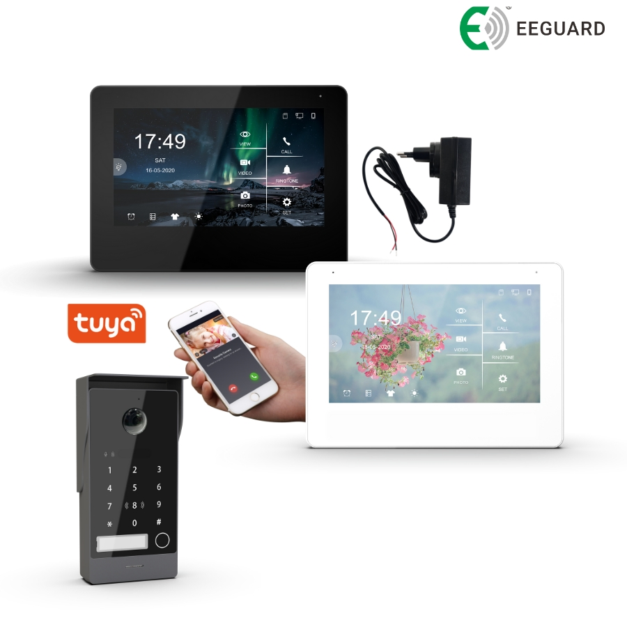 2-Wire Smart Home Security Tuya Video Doorbell Villa Intercom System