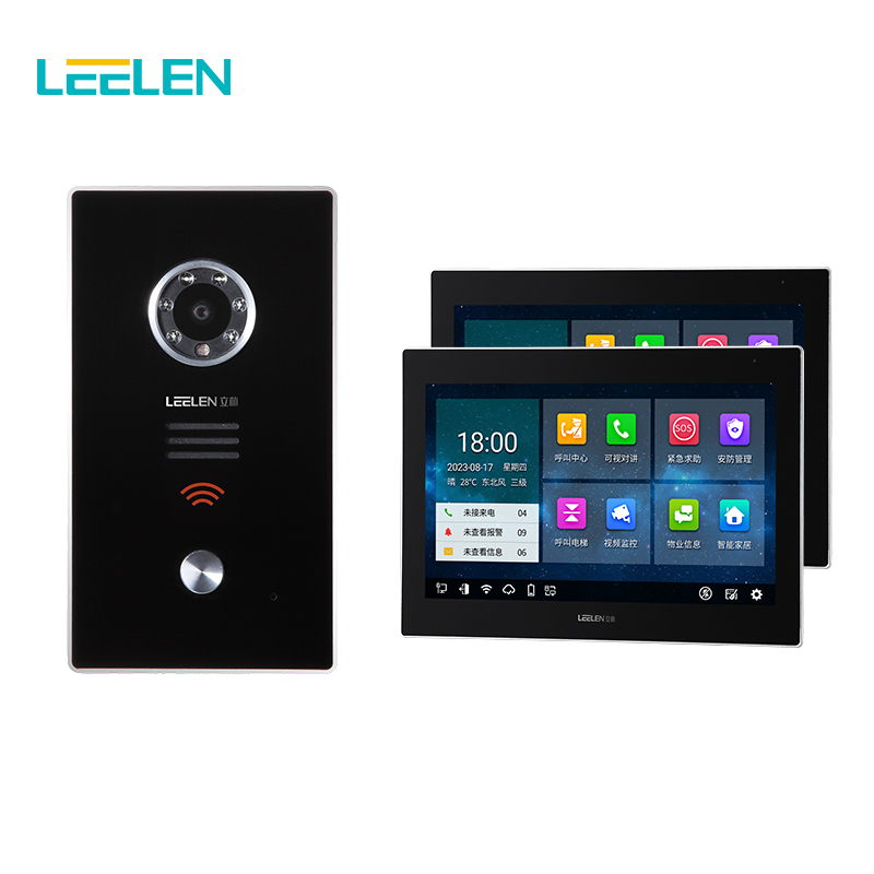 Leelen Custom Made Linux System SIP Door Phone Access Control System TCP / IP Villa Video Audio Intercom System