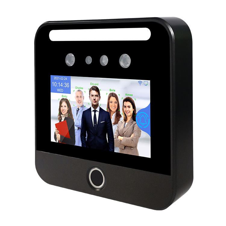 Dynamic Face Recognition Fingerprint Qr Reader RFID Cloud Software Access Control Machine