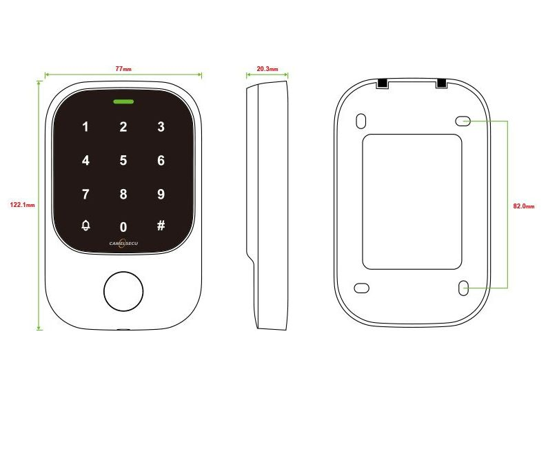 Aluminum Alloy Elevator Waterproof Access Control System with Good Service