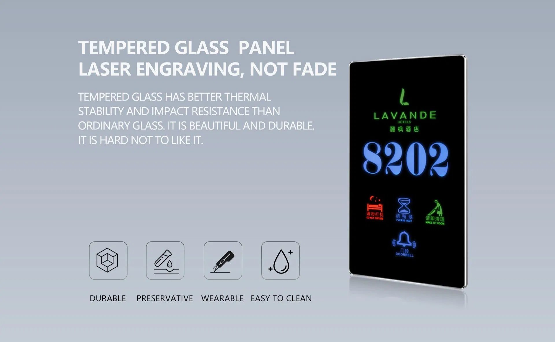 Black Tempered Glass