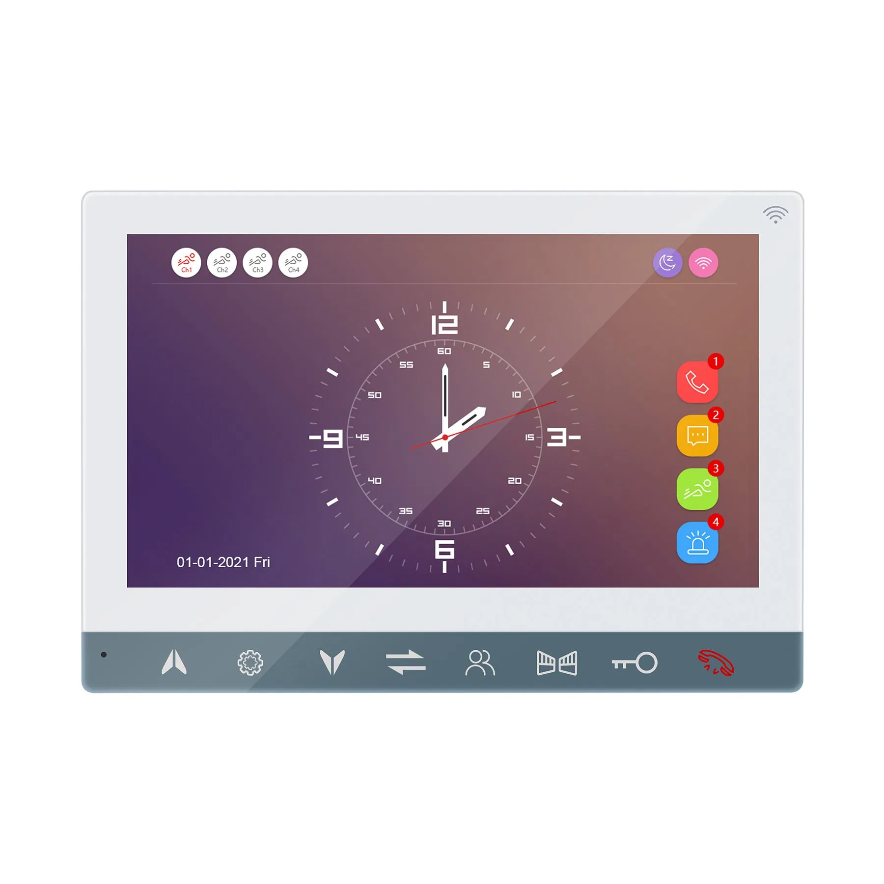 Smart Security Devices WiFi Video Door Phone Long Distance Villa Doorbell Intercom System Wireless Intercom